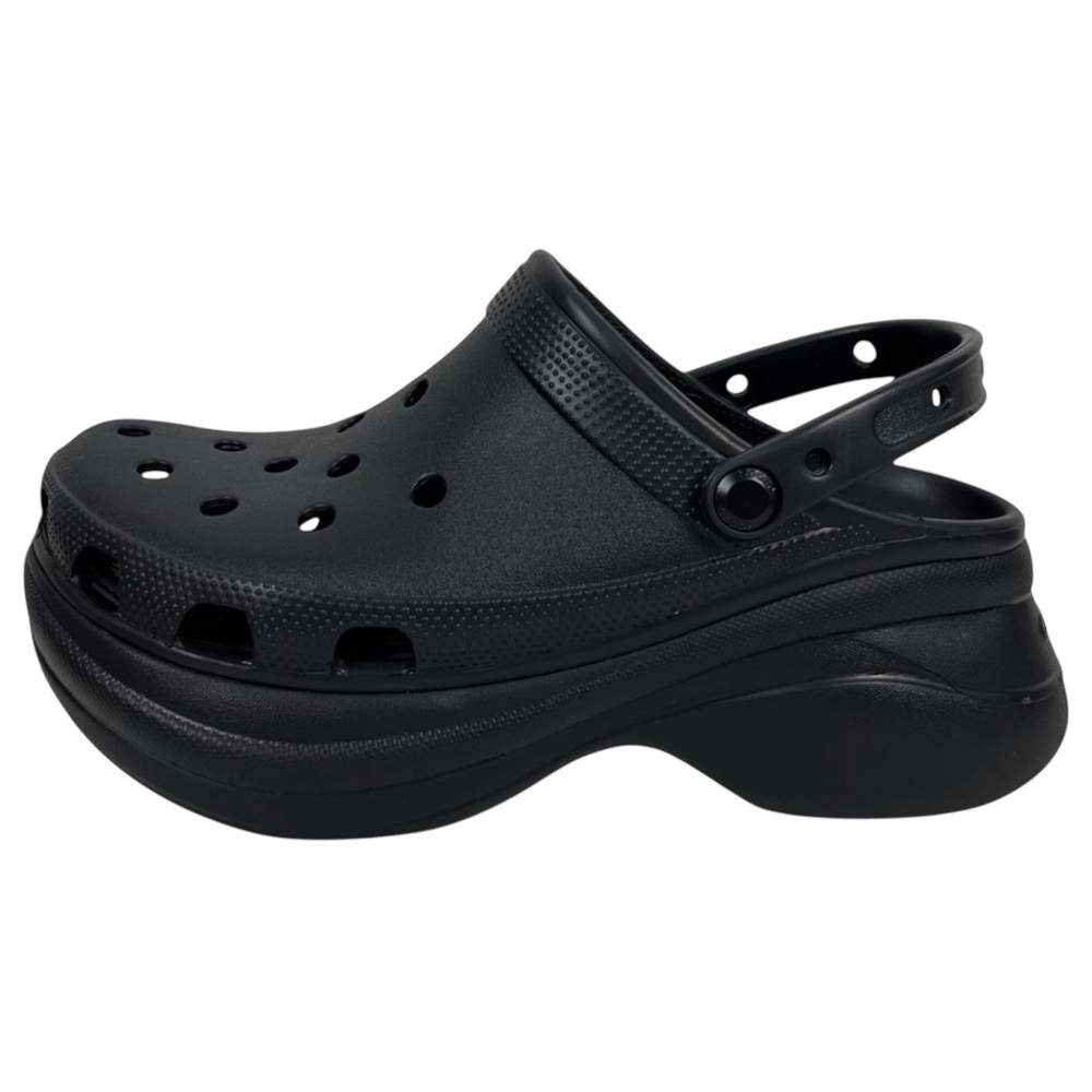 CROCS BAE Black Platform Clogs Size 9